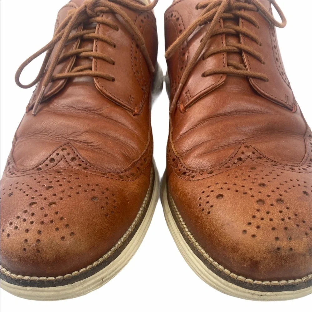 Cole Haan Grand Long Wingtip Oxford Shoes